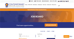 Desktop Screenshot of jobs.contemporarystaffing.com